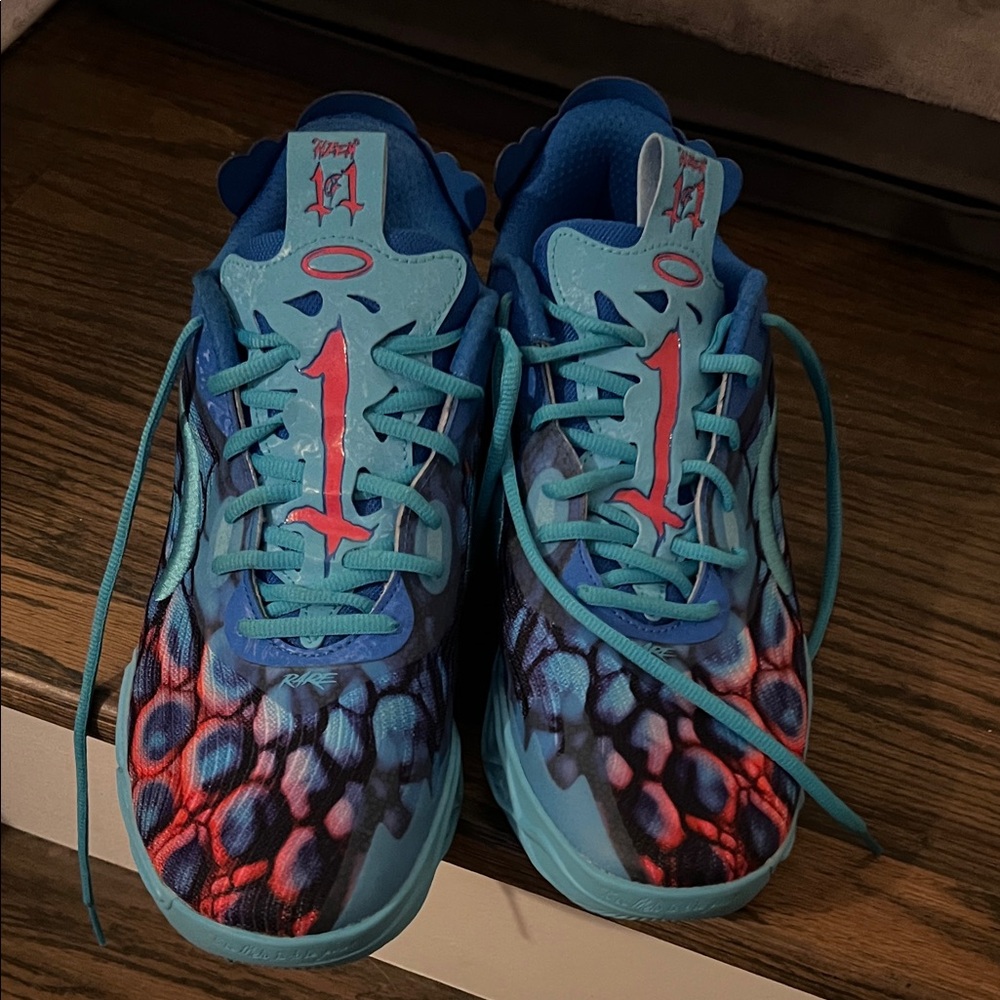 Puma basketball Blue and Red Men's Sneakers